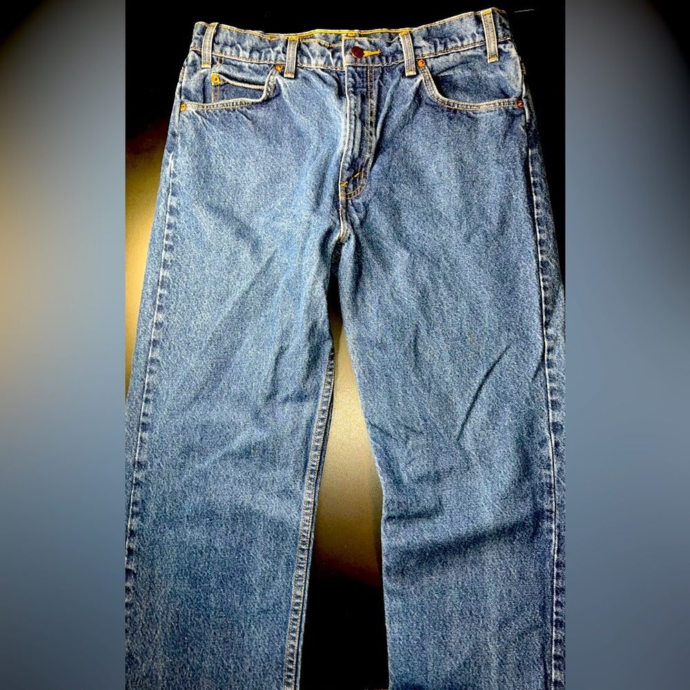 Vintage Levi’s 505 Orange Tab 36X34 Regular Fit Straight Leg Jeans 1996 EUC